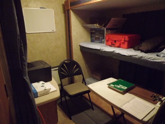 Operations trailer rear office